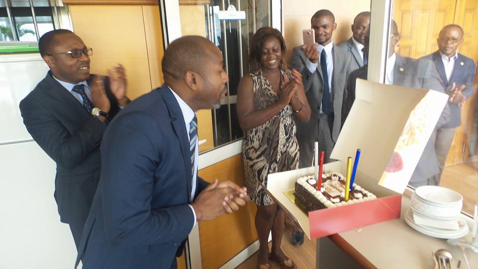 La SCG- Ré souhaite un joyeux anniversaire à M.judicaël MAWI-Directeur Général Adjoint.